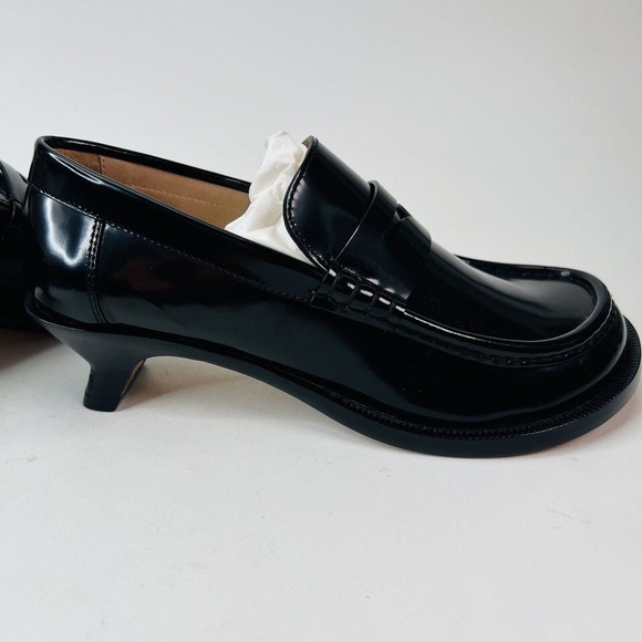 Loewe Black Patent Leather Loafers - Picture 8 of 14